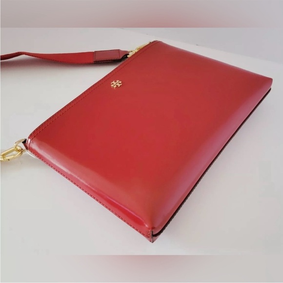 Tory Burch NWT Blake Patent Leather Swingpack Crossbody 156480 In Lipstick Red - Picture 4 of 10